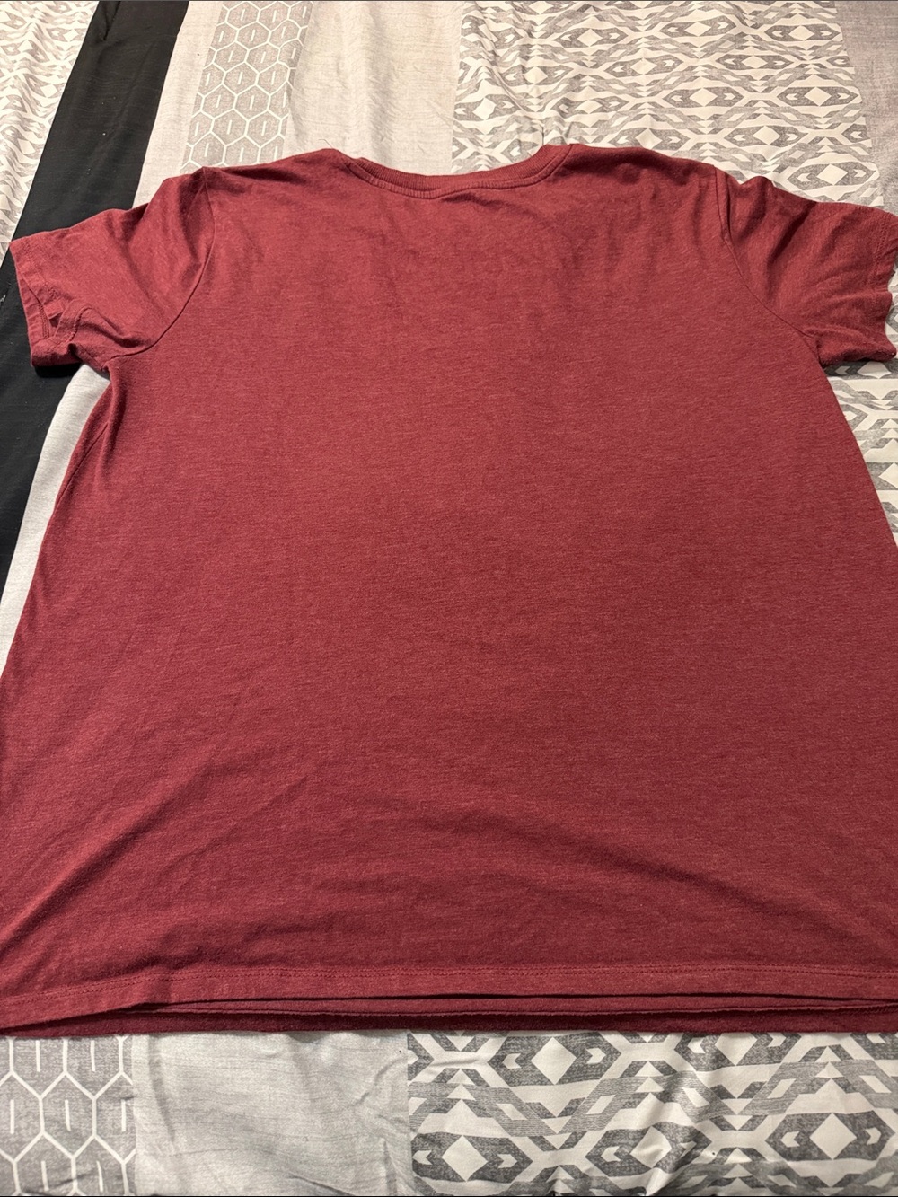 Maurices Men's Heather Burgundy Crew Neck Tee